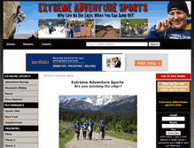 Tablet Screenshot of extreme-adventure-sports.com